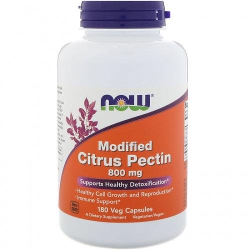 Modified Citrus Pectin 800mg, 180 veg caps - Now Foods - welzo