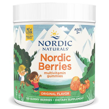 Nordic Berries, Multivitamin Gummies (Original) 120 Gummy Berries - Nordic Naturals - welzo