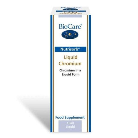 NutrisorbÂ® Liquid Chromium 15ml - BioCare - welzo