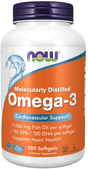 Omega-3, 180 EPA /120 DHA, 200 Softgels - NOW Foods - welzo