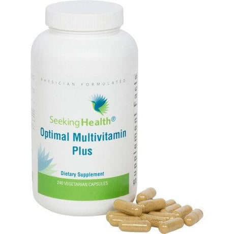 Optimal Multivitamin Plus - 240 Vegetarian Capsules - Seeking Health - welzo