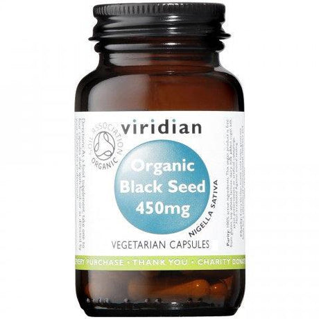 Organic Black Seed, 90 Caps, Viridian - welzo