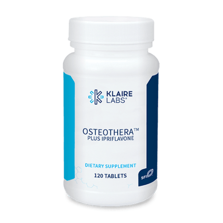 OsteoThera Plus Ipriflavone, 120 Tablets - Klaire Labs - welzo