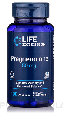 Pregnenolone, 50 mg, 100 Capsules - Life Extension - welzo