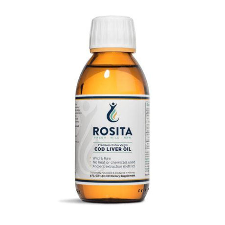 Premium Extra Virgin Cod Liver Oil liquid 150ml - Rosita - welzo