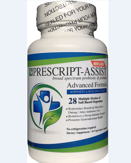 Prescript Assist SBO (soil based) Probiotic - 90 caps - No Pea Protein - Safer Medical - welzo