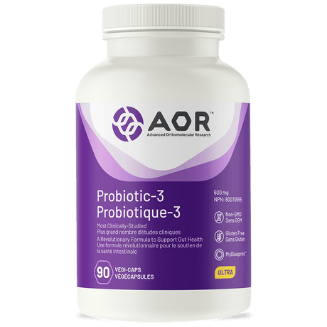 Probiotic-3 - 90 capsules - AOR - welzo