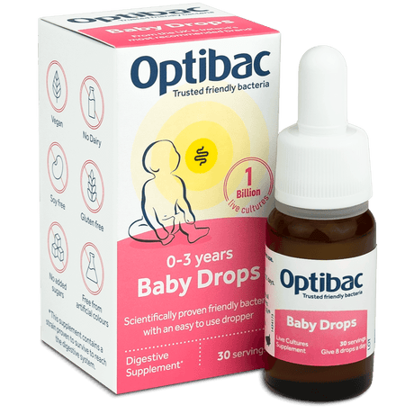 Probiotic Baby Drops, 10ml - OptiBac - welzo