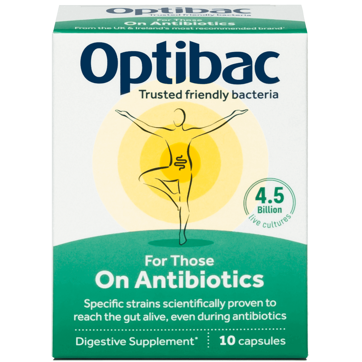 Probiotics For Those On Antibiotics, 10 capsules - OptiBac - welzo