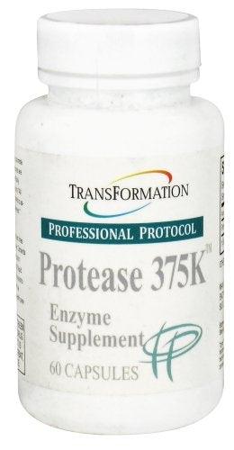 Protease 375Kâ„¢ 60 caps - Transformation Enzyme - welzo