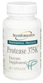 Protease 375Kâ„¢ 60 caps - Transformation Enzyme - welzo
