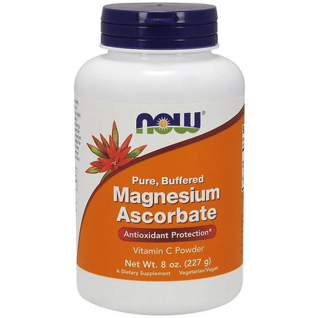 Pure Buffered Magnesium Ascorbate, 227g - Now Foods - welzo