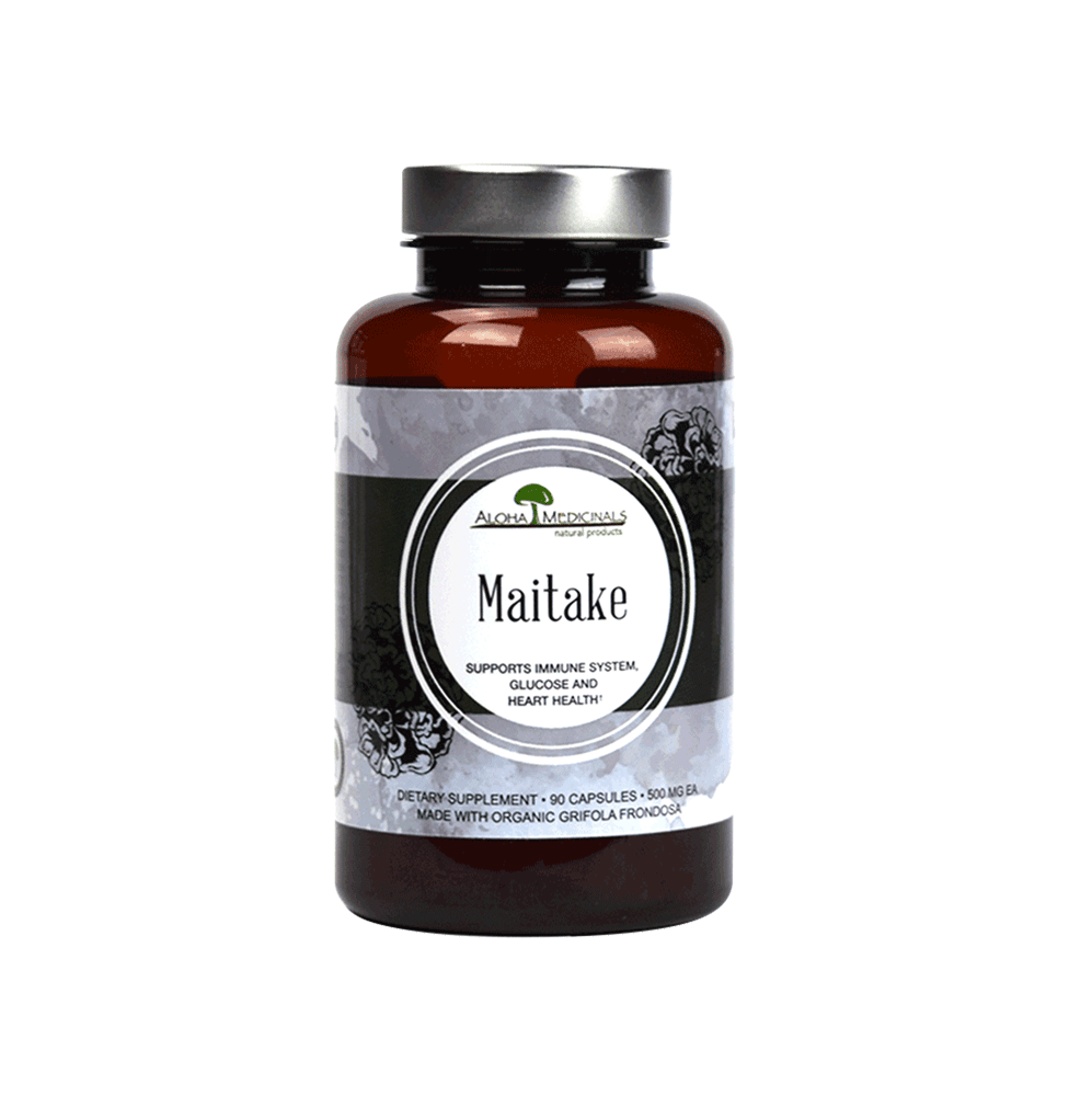 Aloha Medicinals Pure Maitake, 500mg - 90 Capsules
