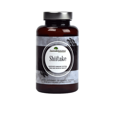 Pure Shiitake, 500mg - 90 Capsules - Aloha Medicinals - welzo