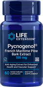 PycnogenolÂ® French Maritime Pine Bark Extract - 100 mg - 60 vegetarian capsules - Life Extension - welzo