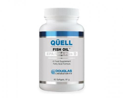 Quell Fish Oil, High EPA+DHA w/ Vitamin D3, 60 softgels - Douglas Labs - welzo