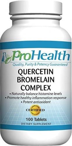 Quercetin / Bromelain Complex - 100 tabs - Prohealth - (PH25) - welzo