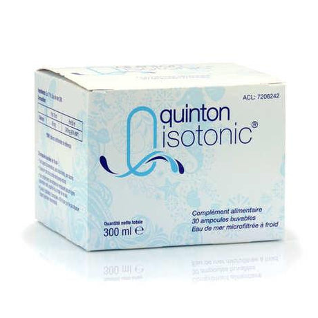 Quinton Isotonic Seawater 30 x 10ml vials (300ml) - Quicksilver - welzo