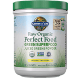 Raw Organic Perfect Food, Green Superfood Powder (Original - no stevia) 209g - Garden of Life - welzo