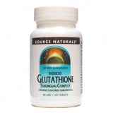Reduced Glutathione Complex, Orange Flavored, 50 mg, 100 BioLingual Lozenges - Source Naturals - welzo