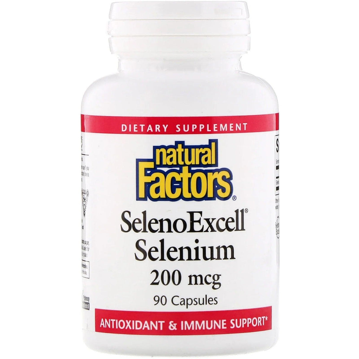 SelenoExcell Selenium Yeast, 200mcg, 90 Capsules - Natural Factors - welzo