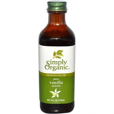 Simply Organic Madagascar Pure Vanilla Extract Farm Grown 4 fl oz (118 ml) - welzo