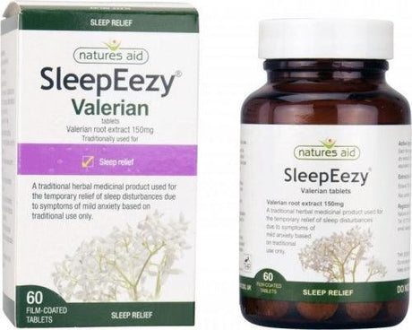 SleepEezyÂ® 150mg (Valerian) 60 Tablets - Nature's Aid - welzo