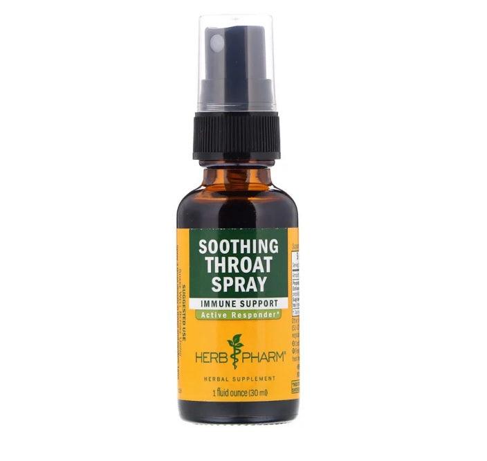 Soothing Throat Spray, 1 fl oz - Herb Pharm - welzo