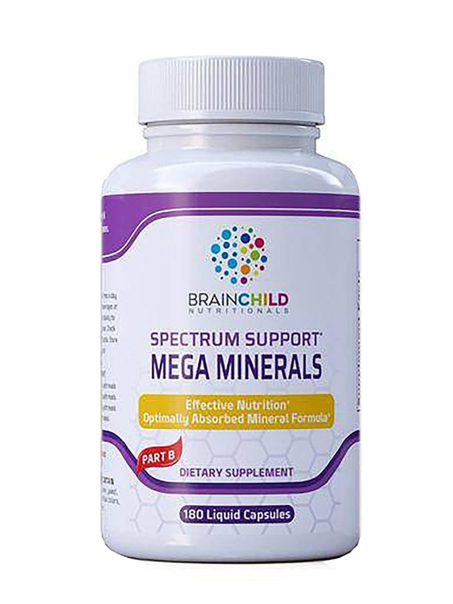 BrainChild Nutritionals Spectrum Support Mega-Minerals 180 caps ...