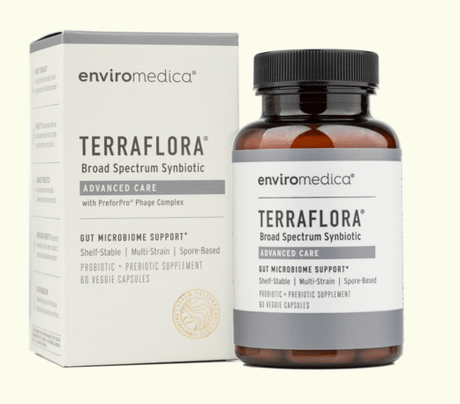 Terraflora Advanced Care - Broad Spectrum Synbiotic (soil based) - 60 Capsules - Enviromedica - welzo