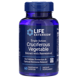 Triple Action Cruciferous Vegetable Extract with Resveratrol, 60 Capsules - Life Extension - welzo