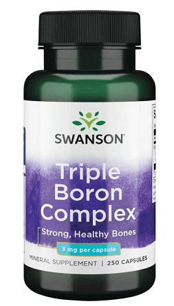 Triple Boron Complex 3mg 250 Capsules - Swanson - welzo