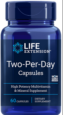 Two-Per-Day Capsules - 60 Caps - Life Extension - welzo