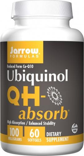 Ubiquinol QH-Absorb 100mg, 60 Softgels - Jarrow Formulas - welzo