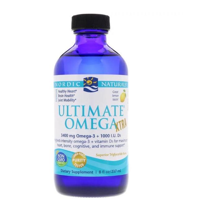 Ultimate Omega Xtra (Lemon) 237 ml - Nordic Naturals - welzo