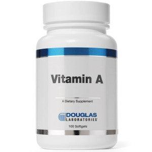 Vitamin A 10,000 IU - 100 Softgels - Douglas Labs - SOI* - welzo