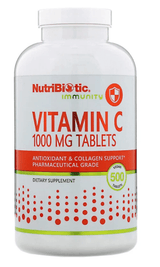 Vitamin C 1,000 mg (500 Vegan Tablets) - NutriBiotic - welzo