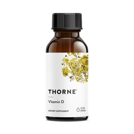 Vitamin D (D3/D-3) liquid (1oz / 30 ml) - 600 servings - Thorne - welzo