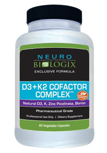 Vitamin D3 plus K2 Cofactor Complex (60 capsules) - Neuro Biologix - welzo