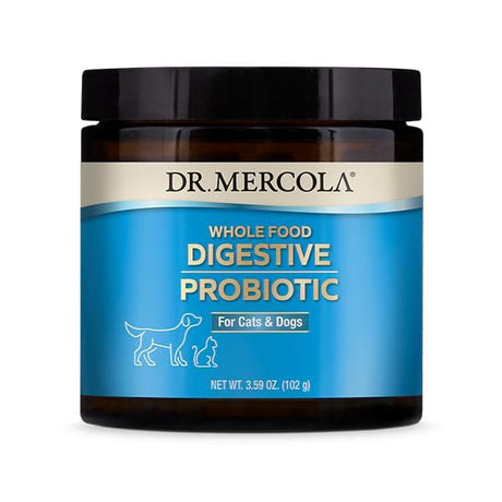 Whole Food Digestive Probiotic for Cats & Dogs, 102 g - Dr. Mercola - welzo