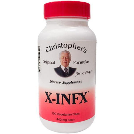 X-INFX (Infection Formula) 440mg, 100 Vegetarian Caps - Christopher's Original Formulas - welzo