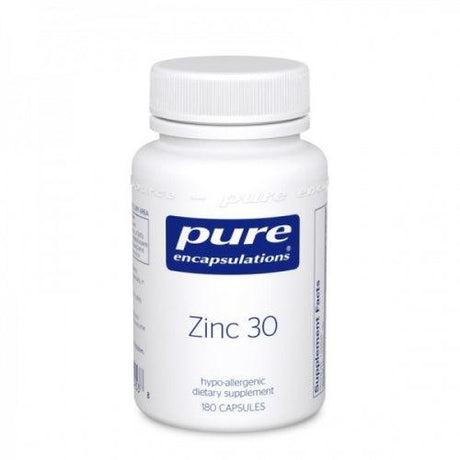 Zinc 30 - 180 vcaps - Pure encapsulations - welzo