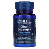 Zinc Lozenges (Citrus-Orange Flavour) 60 Lozenges - Life Extension - welzo
