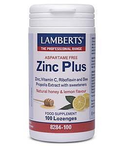 Zinc Plus Lozenges, 100 Lozenges - Lamberts - welzo